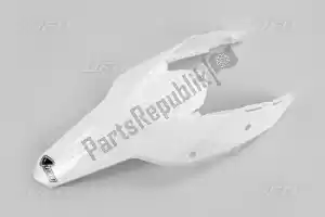 UFO KT04021041 jeu de panneaux garde-boue arrière avec panneaux latéraux ktm blanc - La partie au fond
