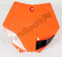 KT04041127, UFO, Np front number ktm orange    , New