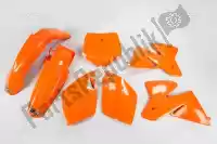 KTKIT500E127, UFO, Set plastic ktm orange    , New