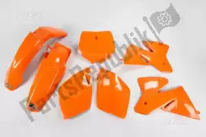 UFO KTKIT500E127 set plastic ktm orange - Bottom side