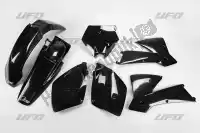 KTKIT501E001, UFO, Set plastic ktm black    , New