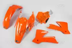 Here you can order the set plastic ktm orange from UFO, with part number KTKIT502E127: