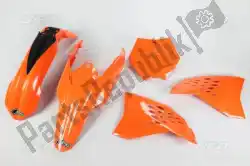 Here you can order the set plastic ktm orange from UFO, with part number KTKIT506E127: