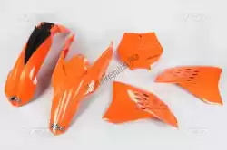 Here you can order the set plastic ktm orange from UFO, with part number KTKIT507E127: