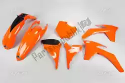 Here you can order the set plastic ktm orange from UFO, with part number KTKIT510E127: