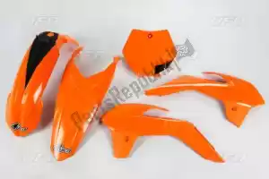 UFO KTKIT514E127 set plastic ktm orange - Bottom side