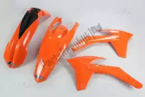UFO KTKIT513E127 set plastique ktm orange - La partie au fond