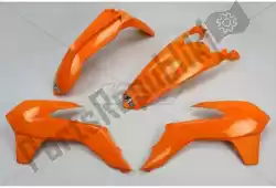 Here you can order the set plastic ktm orange from UFO, with part number KTKIT516E127: