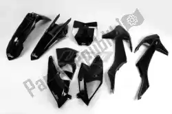 set plastic ktm black van UFO, met onderdeel nummer KTKIT517E001, bestel je hier online: