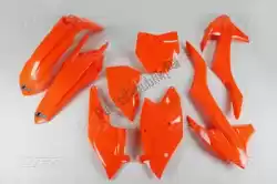 Qui puoi ordinare set plastica ktm arancione da UFO , con numero parte KTKIT517E127: