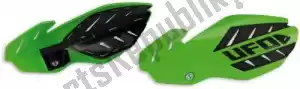 UFO KA04745026 handkap handguards flame kawasaki green - Onderkant