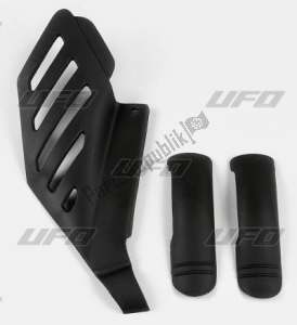 UFO KT03087001 framebeschermers, zwart - Onderkant