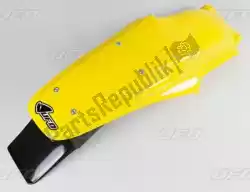 Here you can order the mudguard rear suzuki yellow from UFO, with part number SU02937101: