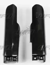 Here you can order the fork slider protectors, black from UFO, with part number SU03907001: