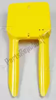 SU03961101, UFO, Front number plate, 86-00 yellow    , New