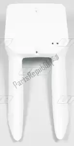 UFO SU03961041 front number plate, white - Bottom side