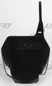 UFO SU03968001 front number plate, black - Bottom side
