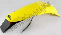 Ici, vous pouvez commander le garde-boue arrière enduro, jaune auprès de UFO , avec le numéro de pièce SU03993102: