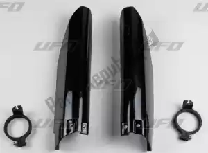 UFO SU03998001 protetores deslizantes de garfo bs vv suzuki preto - Lado inferior
