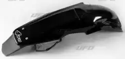 Here you can order the enduro rear fender with led lights, black from UFO, with part number SU04910001: