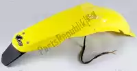 SU04907102, UFO, Enduro rear fender with led lights, yellow    , New