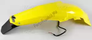 UFO SU04911102 garde-boue arrière enduro avec éclairage led, jaune - La partie au fond