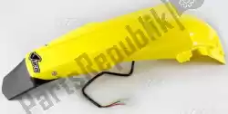 Here you can order the mudguard rear (w/led) suzuki yellow from UFO, with part number SU04922102: