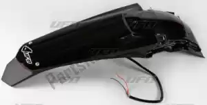 UFO SU04934001 enduro rear fender with led light, black - Bottom side