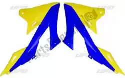 Ici, vous pouvez commander le caches radiateur bs ra suzuki bleu/jaune auprès de UFO , avec le numéro de pièce SU04941DC: