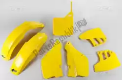 Here you can order the set plastic suzuki yellow from UFO, with part number SUKIT396101: