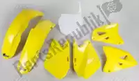SUKIT401E999, UFO, Conjunto de plástico suzuki amarelo (oem)    , Novo