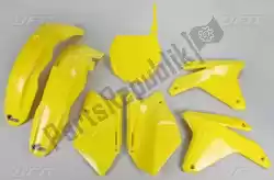 Ici, vous pouvez commander le set plastique suzuki jaune auprès de UFO , avec le numéro de pièce SUKIT404E102: