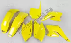 Aquí puede pedir set plastico suzuki amarillo de UFO , con el número de pieza SUKIT403E102: