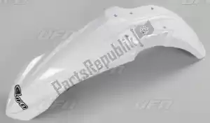 UFO YA02873K046 front fender, white - Bottom side