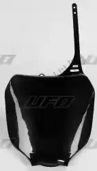 Here you can order the front number plate, black from UFO, with part number YA03823001: