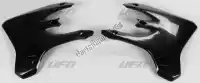 YA03861001, UFO, Copri radiatore bs ra yamaha nero    , Nuovo