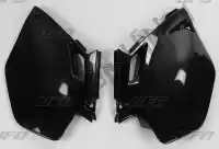 YA03862001, UFO, Panel set side panels yamaha black    , Nieuw