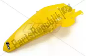UFO YA04840101 mx rear fender, yellow - Bottom side