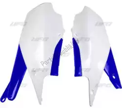 Here you can order the panel set side panels yamaha white/reflex blue from UFO, with part number YA04859W089: