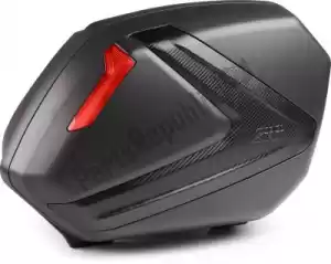 GIVI 879812326 givi v37nn-pair of blk s.cases with red reflector.. - Bottom side