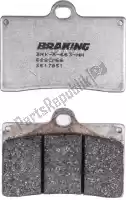 BR688CM66, Braking, Brake pad 688 cm66 brake pads semi metallic    , New