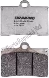 Here you can order the brake pad 688 cm66 brake pads semi metallic from Braking, with part number BR688CM66: