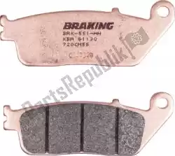Aqui você pode pedir o pastilha de freio 720 cm55 pastilhas de freio sinterizadas em Braking , com o número da peça BR720CM55: