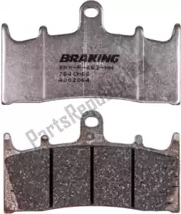 BRAKING BR764CM66 pastilha de freio 764 cm66 pastilhas de freio semi metálicas - Lado inferior