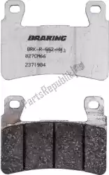 Here you can order the brake pad 827 cm66 brake pads semi metallic from Braking, with part number BR827CM66: