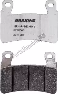 BRAKING BR827CM66 brake pad 827 cm66 brake pads semi metallic - Bottom side