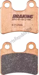 BRAKING BR831CM46 brake pad 831 cm46 brake pads sintered - Bottom side