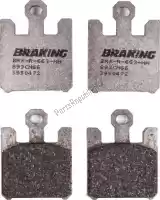 BR893CM66, Braking, Plaquette de frein 893 cm66 plaquettes de frein semi metallique    , Nouveau