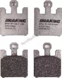 Qui puoi ordinare pastiglie freno 893 cm66 pastiglie freno semi metalliche da Braking , con numero parte BR893CM66: