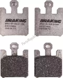BRAKING BR893CM66 pastiglie freno 893 cm66 pastiglie freno semi metalliche - Il fondo
